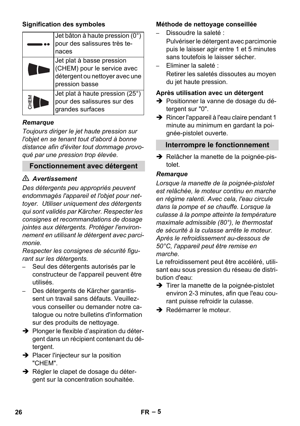 Karcher HD 801 B User Manual | Page 26 / 254