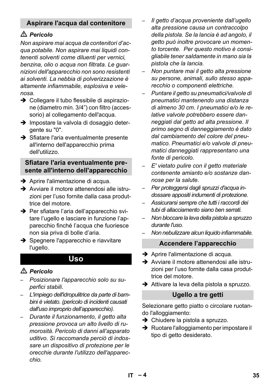 Karcher HD 801 B User Manual | Page 35 / 254