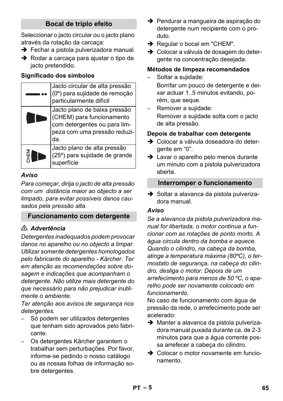 Karcher HD 801 B User Manual | Page 65 / 254