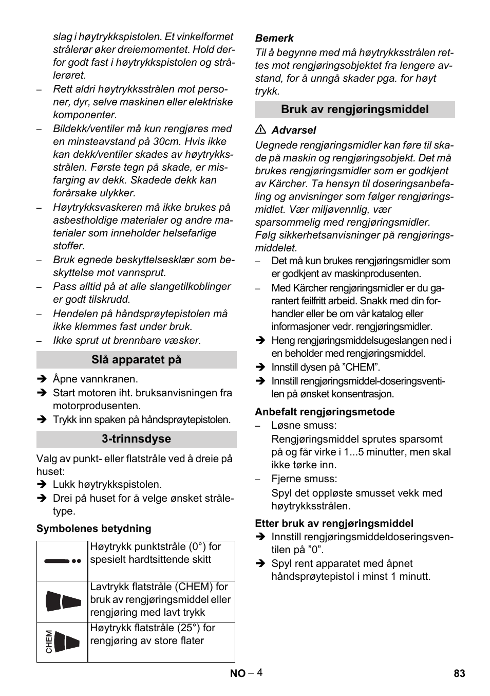 Karcher HD 801 B User Manual | Page 83 / 254