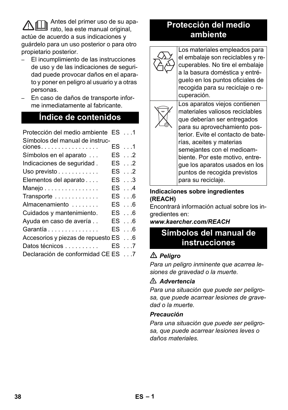 Karcher AB 20 User Manual | Page 38 / 204