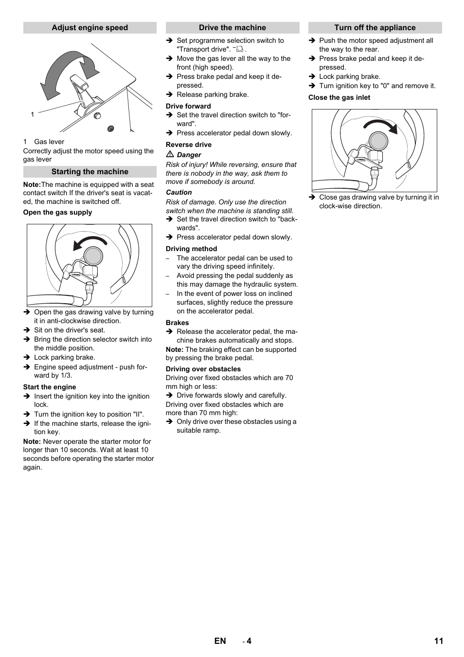 Karcher KM 150-500 LPG User Manual | Page 11 / 148