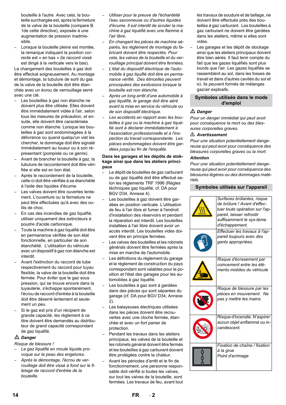 Karcher KM 150-500 LPG User Manual | Page 14 / 148