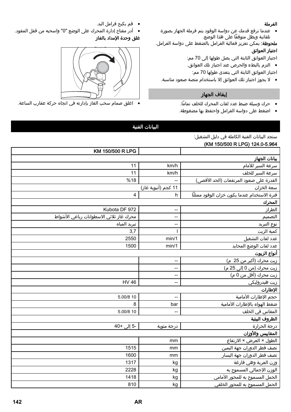 Karcher KM 150-500 LPG User Manual | Page 142 / 148