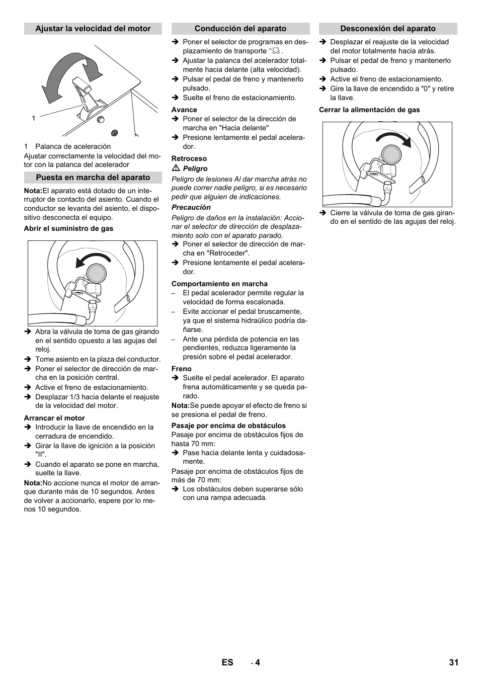 Karcher KM 150-500 LPG User Manual | Page 31 / 148