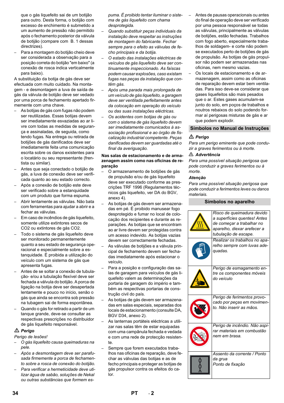 Karcher KM 150-500 LPG User Manual | Page 34 / 148