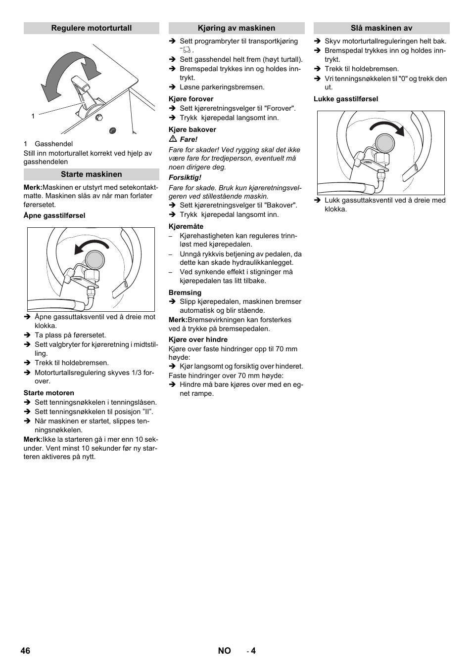 Karcher KM 150-500 LPG User Manual | Page 46 / 148