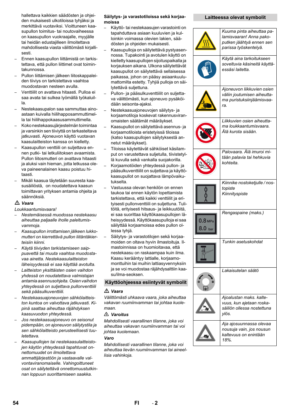 Karcher KM 150-500 LPG User Manual | Page 54 / 148