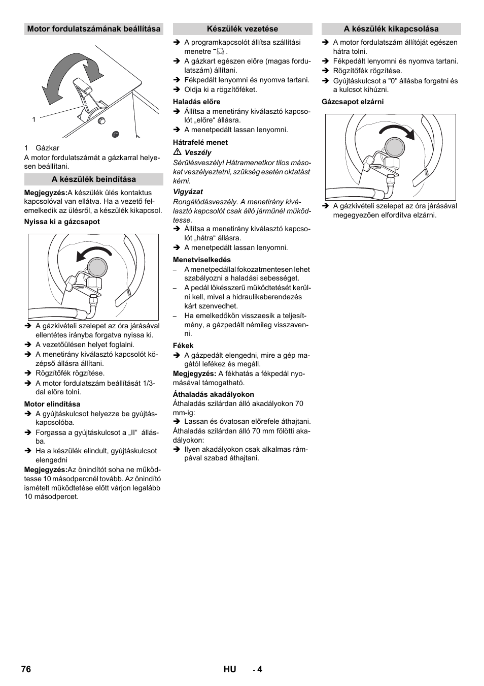 Karcher KM 150-500 LPG User Manual | Page 76 / 148