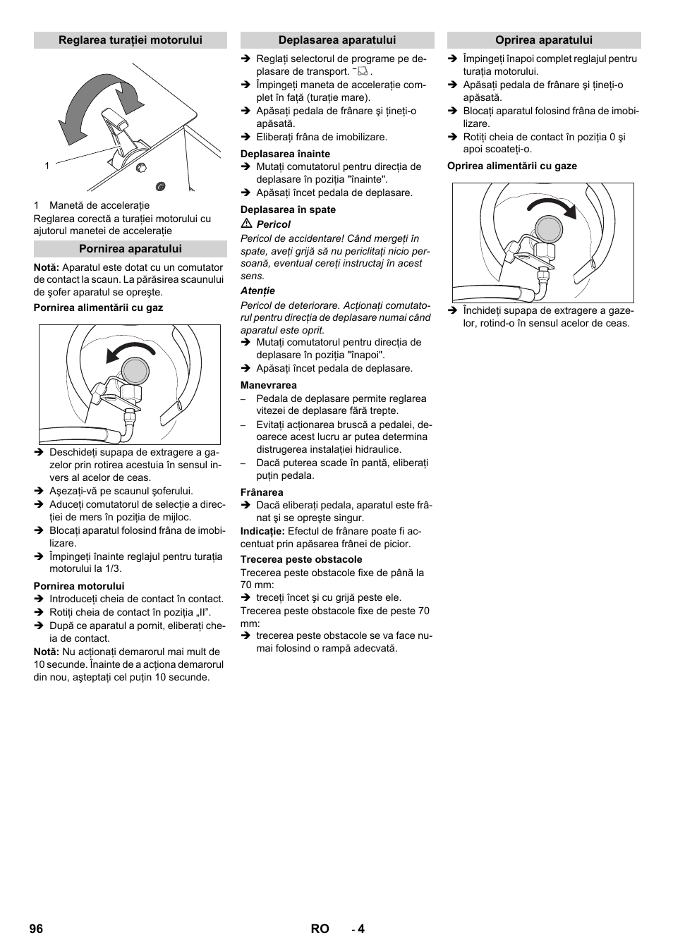 Karcher KM 150-500 LPG User Manual | Page 96 / 148