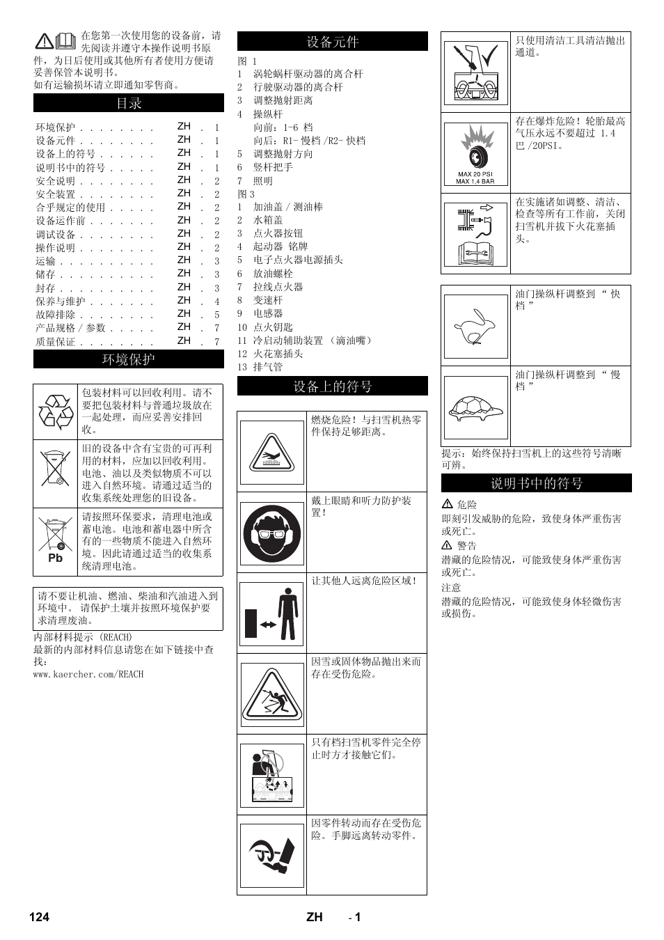 䆒໛ܗӊ 䆒໛ϟⱘヺ, 䇈ᯢкёⱘヺ | Karcher STH 10-76 W User Manual | Page 124 / 136