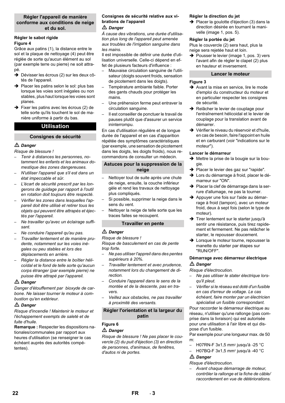Utilisation | Karcher STH 10-76 W User Manual | Page 22 / 136