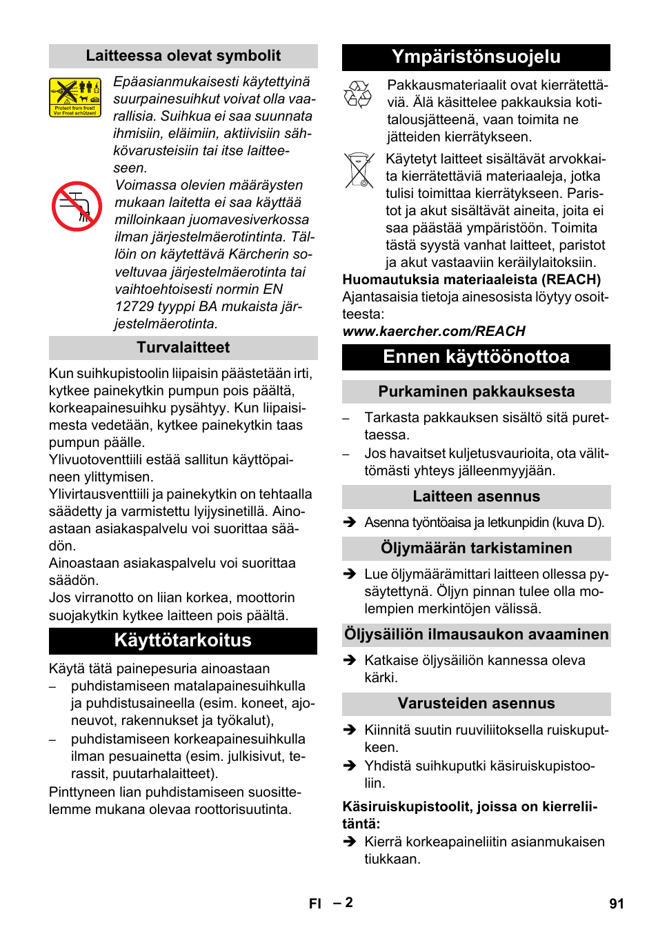 Karcher HD 10-25-4 Cage Plus User Manual | Page 91 / 238