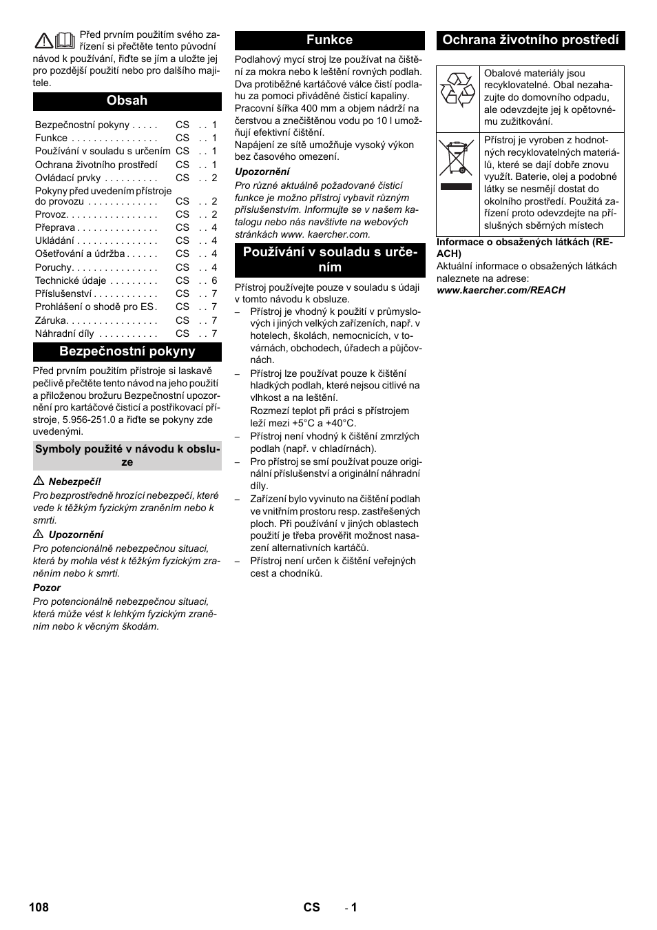 Karcher BR 40-10C ADV User Manual | Page 108 / 196