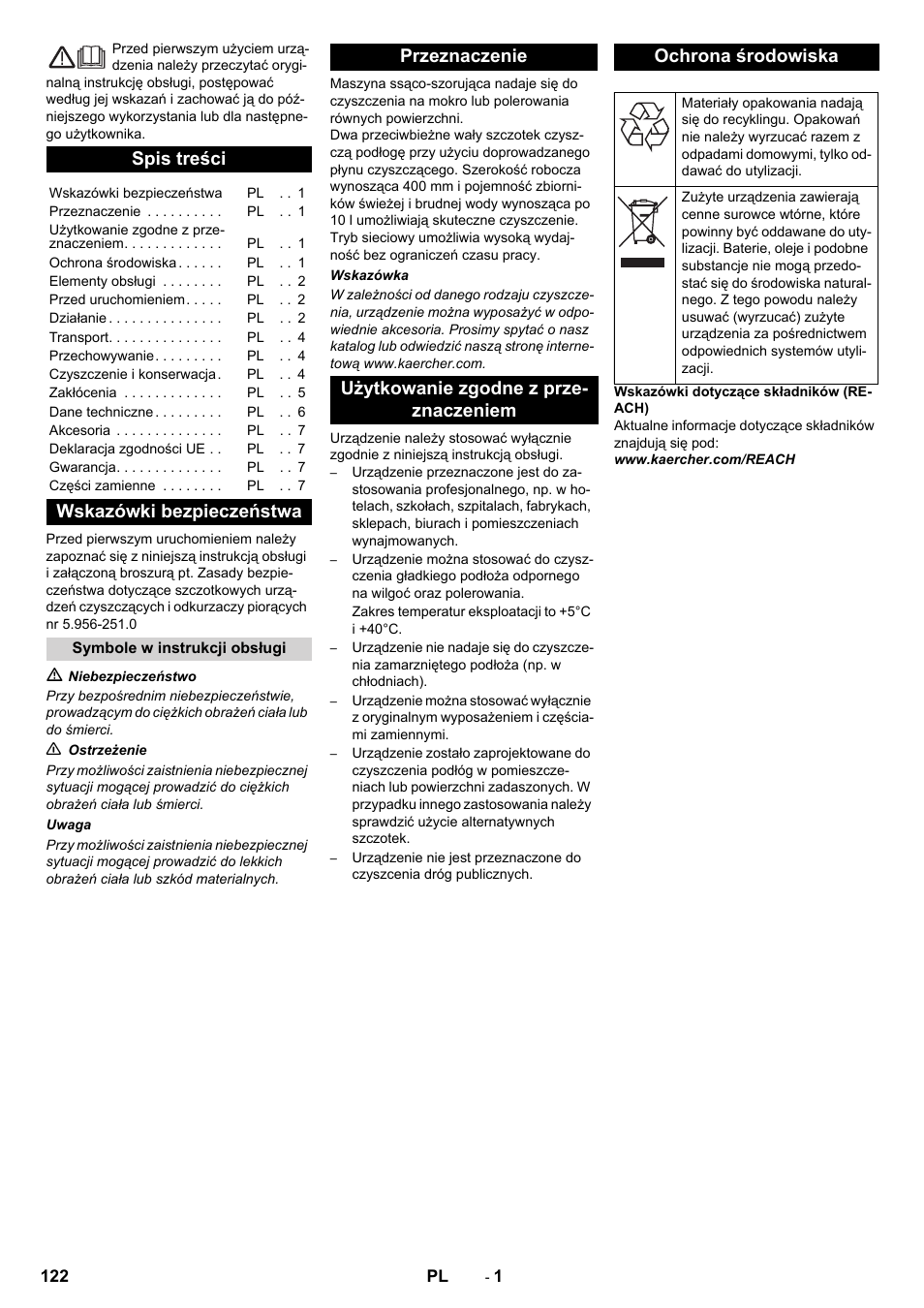 Karcher BR 40-10C ADV User Manual | Page 122 / 196