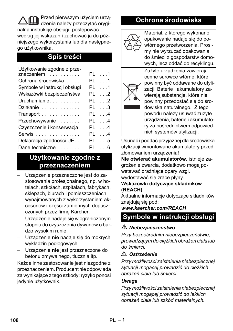 Karcher EB 30-1 Li-Ion User Manual | Page 108 / 180