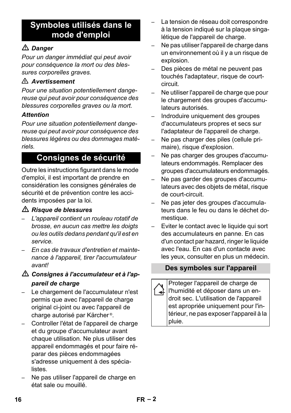 Karcher EB 30-1 Li-Ion User Manual | Page 16 / 180