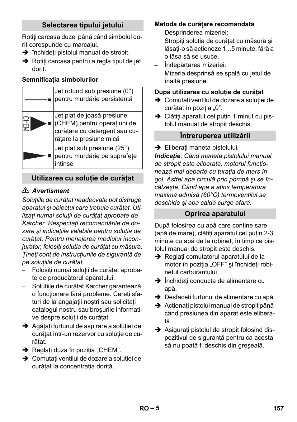 Karcher HD 830 BS User Manual | Page 157 / 220