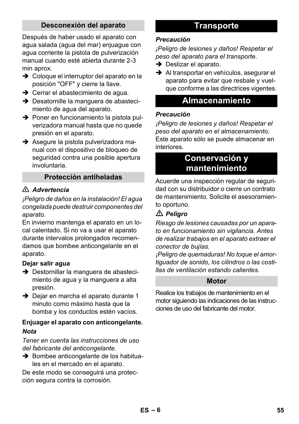 Karcher HD 830 BS User Manual | Page 55 / 220