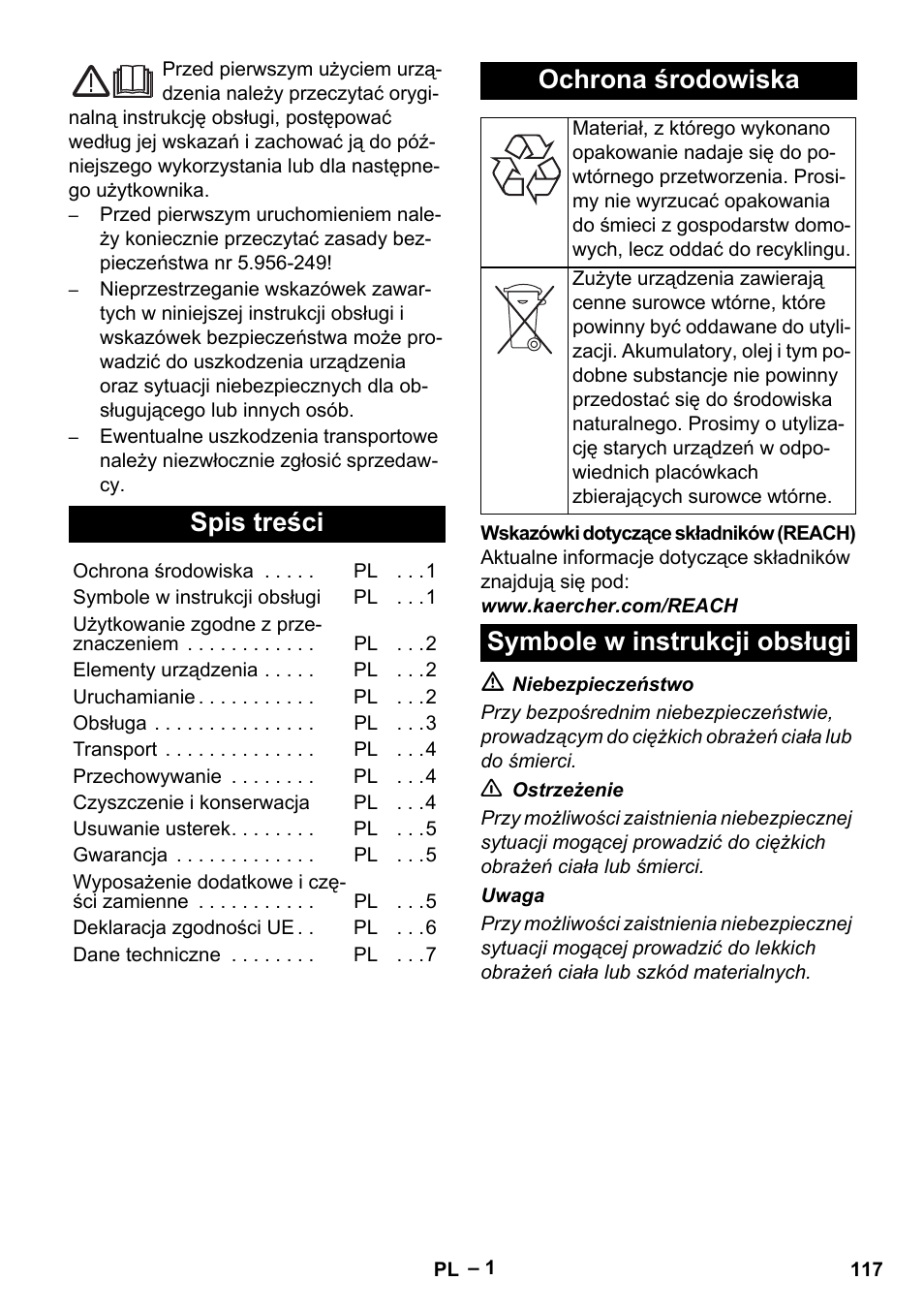 Karcher NT 40-1 Tact Te User Manual | Page 117 / 188