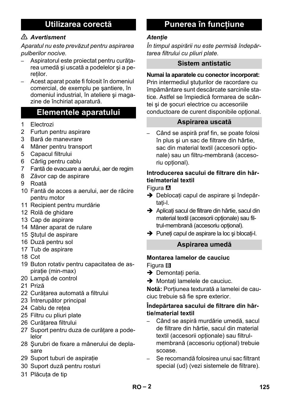 Karcher NT 40-1 Tact Te User Manual | Page 125 / 188