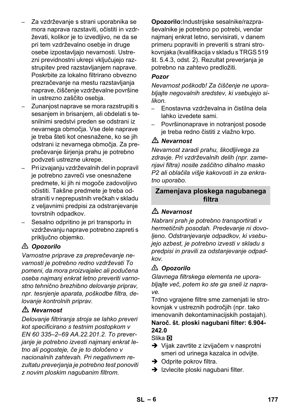 Karcher NT 45-1 Tact Te H User Manual | Page 177 / 292