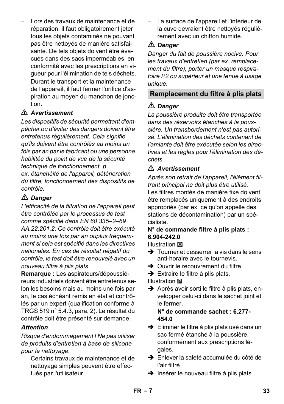 Karcher NT 45-1 Tact Te H User Manual | Page 33 / 292