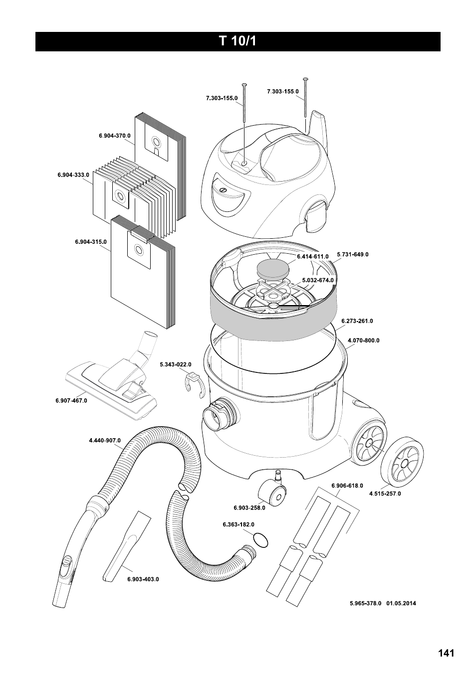 T 10/1 | Karcher T 10-1 User Manual | Page 141 / 144