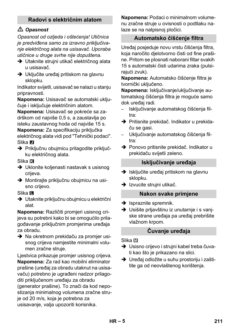 Karcher NT 45-1 Tact Te M User Manual | Page 211 / 284