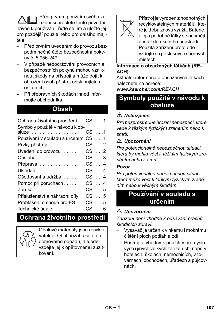 Karcher NT 35-1 Tact Te User Manual | Page 107 / 192