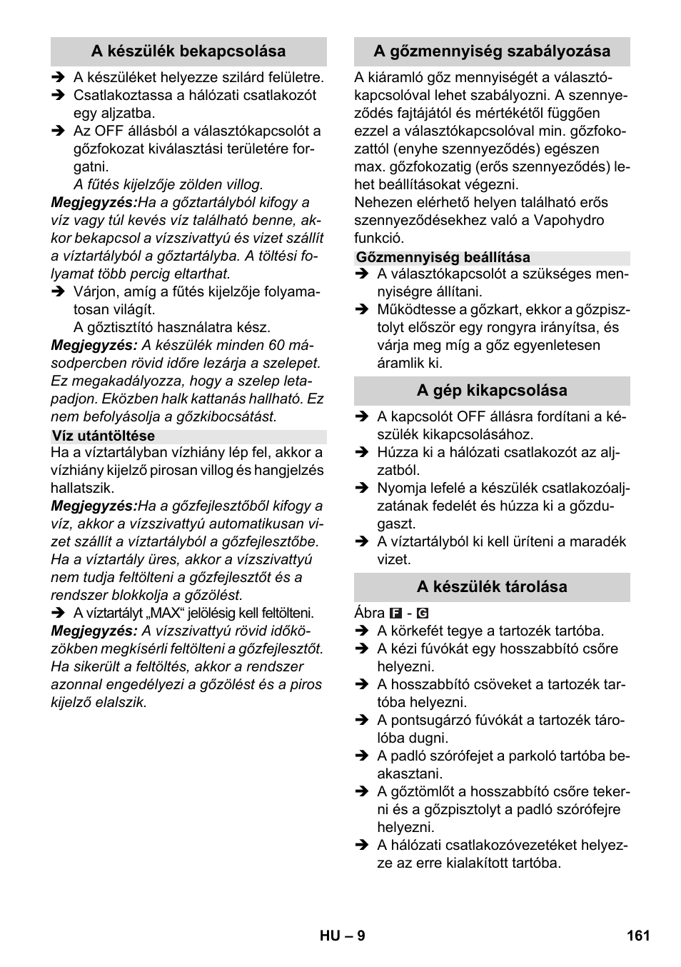 Karcher SC 5-800 C EU User Manual | Page 161 / 314