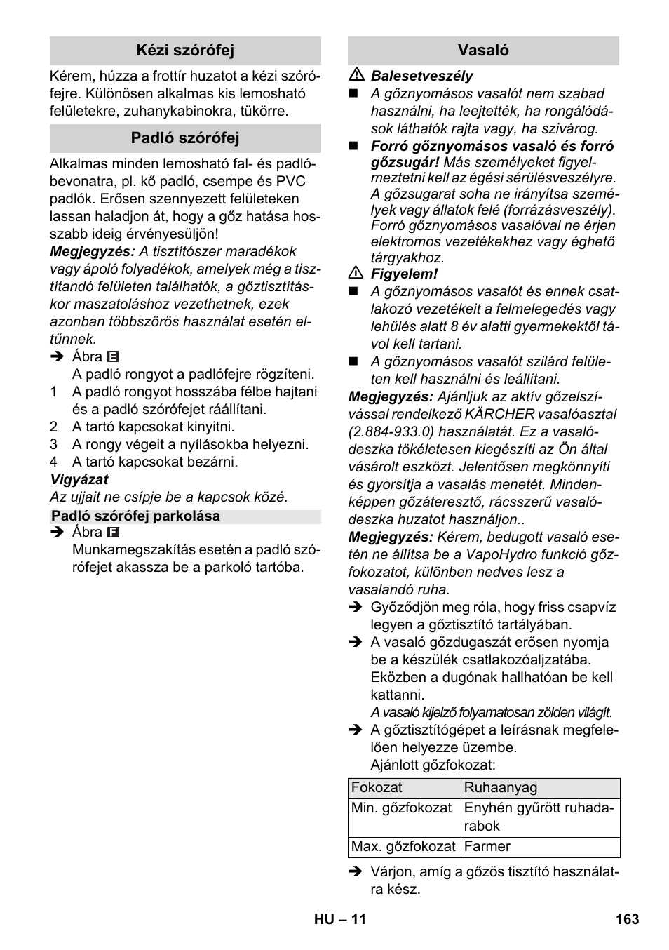 Karcher SC 5-800 C EU User Manual | Page 163 / 314