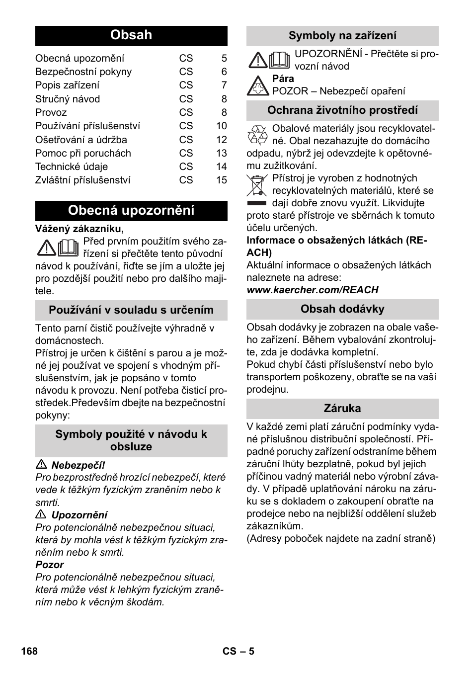 Karcher SC 5-800 C EU User Manual | Page 168 / 314