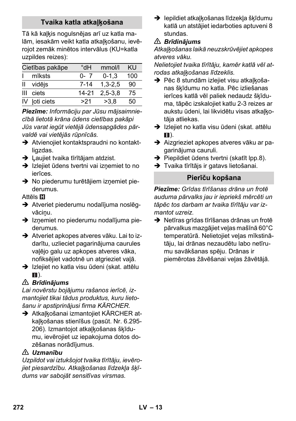 Karcher SC 5-800 C EU User Manual | Page 272 / 314