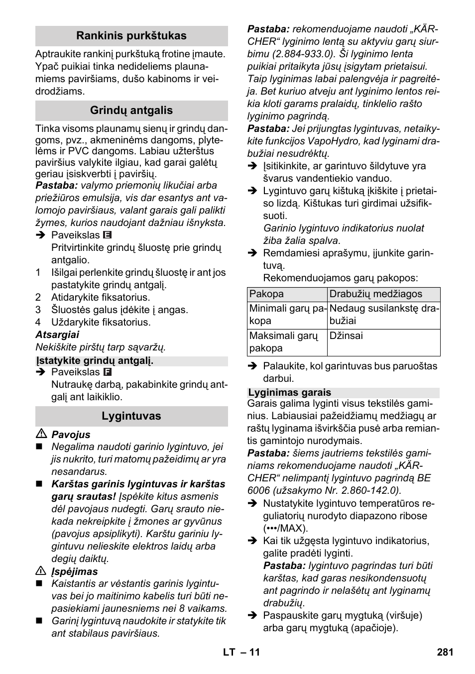 Karcher SC 5-800 C EU User Manual | Page 281 / 314