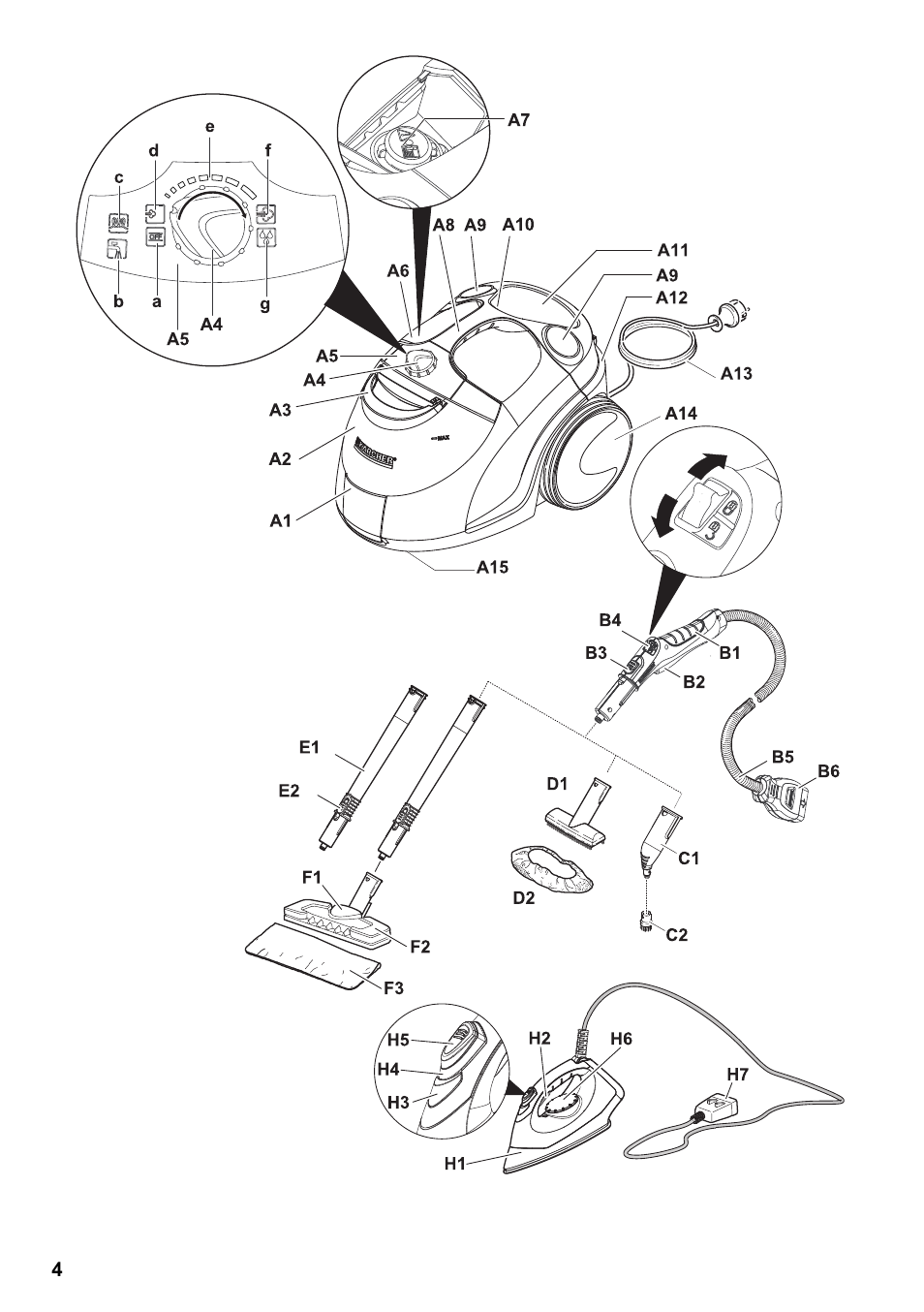 Karcher SC 5-800 C EU User Manual | Page 4 / 314