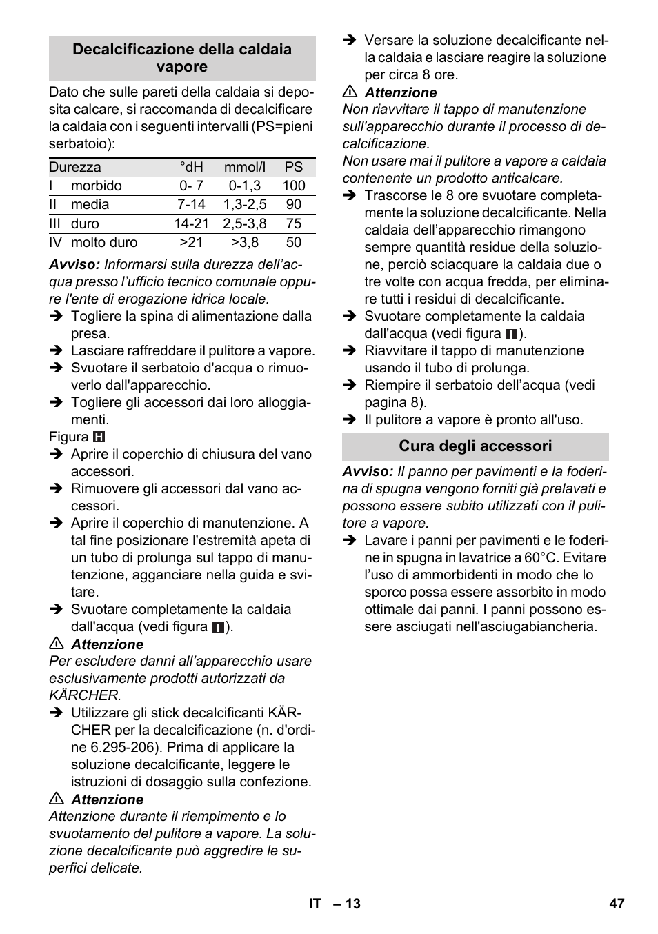 Karcher SC 5-800 C EU User Manual | Page 47 / 314