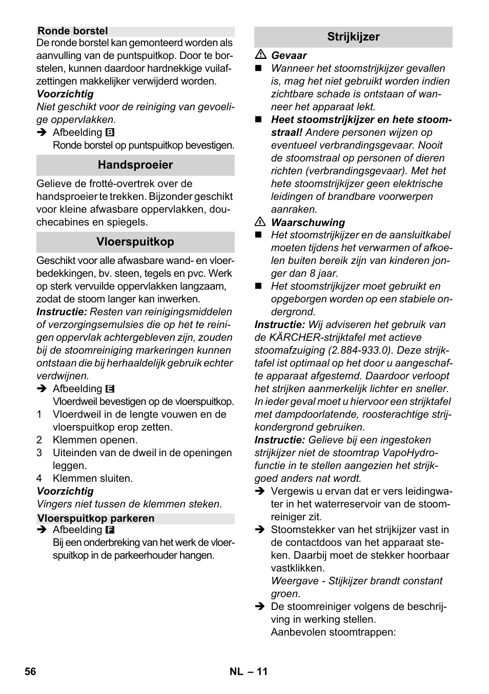 Karcher SC 5-800 C EU User Manual | Page 56 / 314