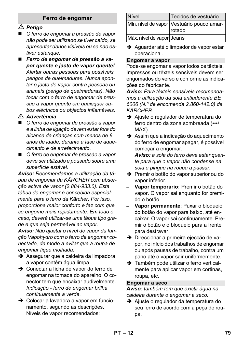 Karcher SC 5-800 C EU User Manual | Page 79 / 314
