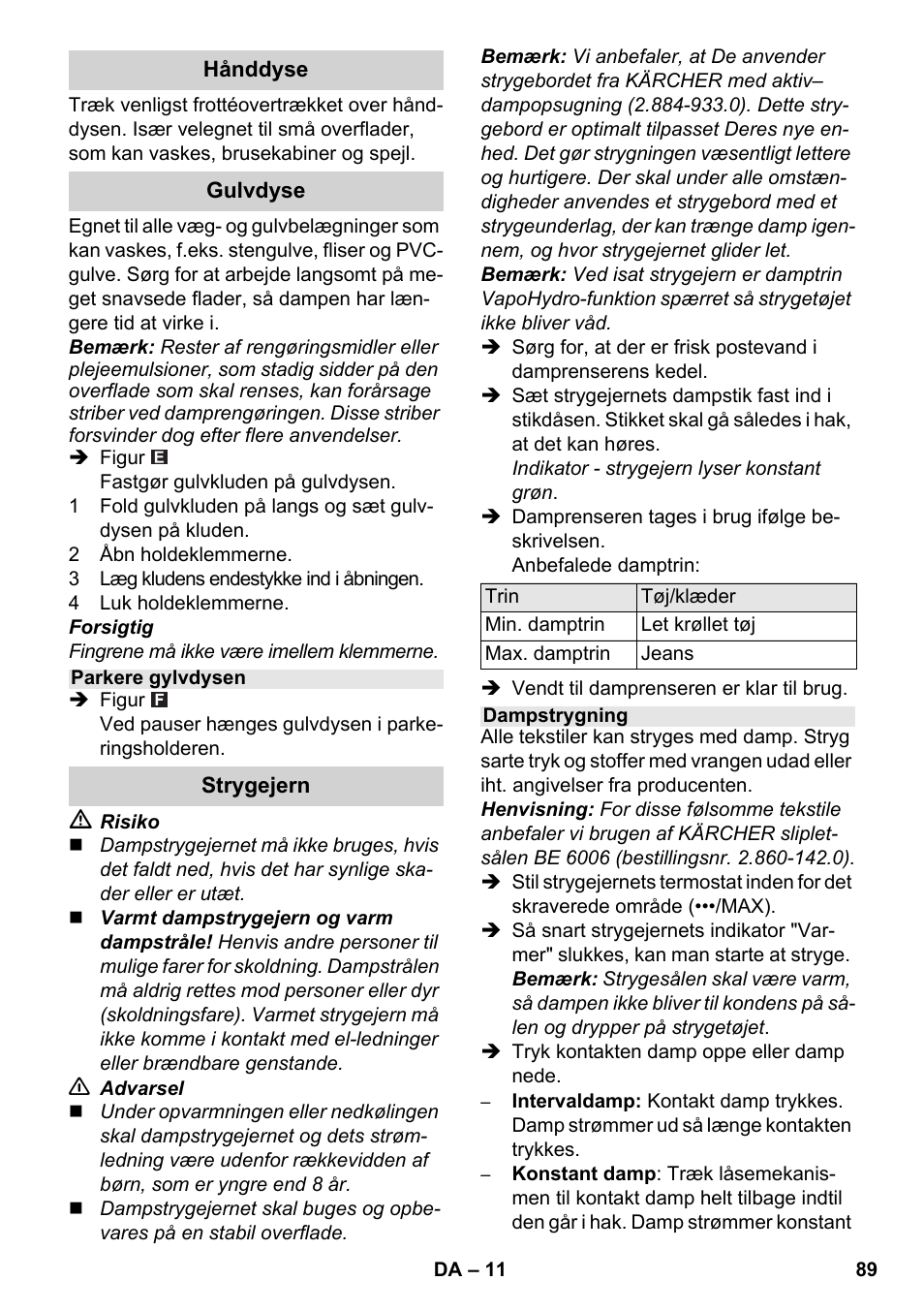 Karcher SC 5-800 C EU User Manual | Page 89 / 314