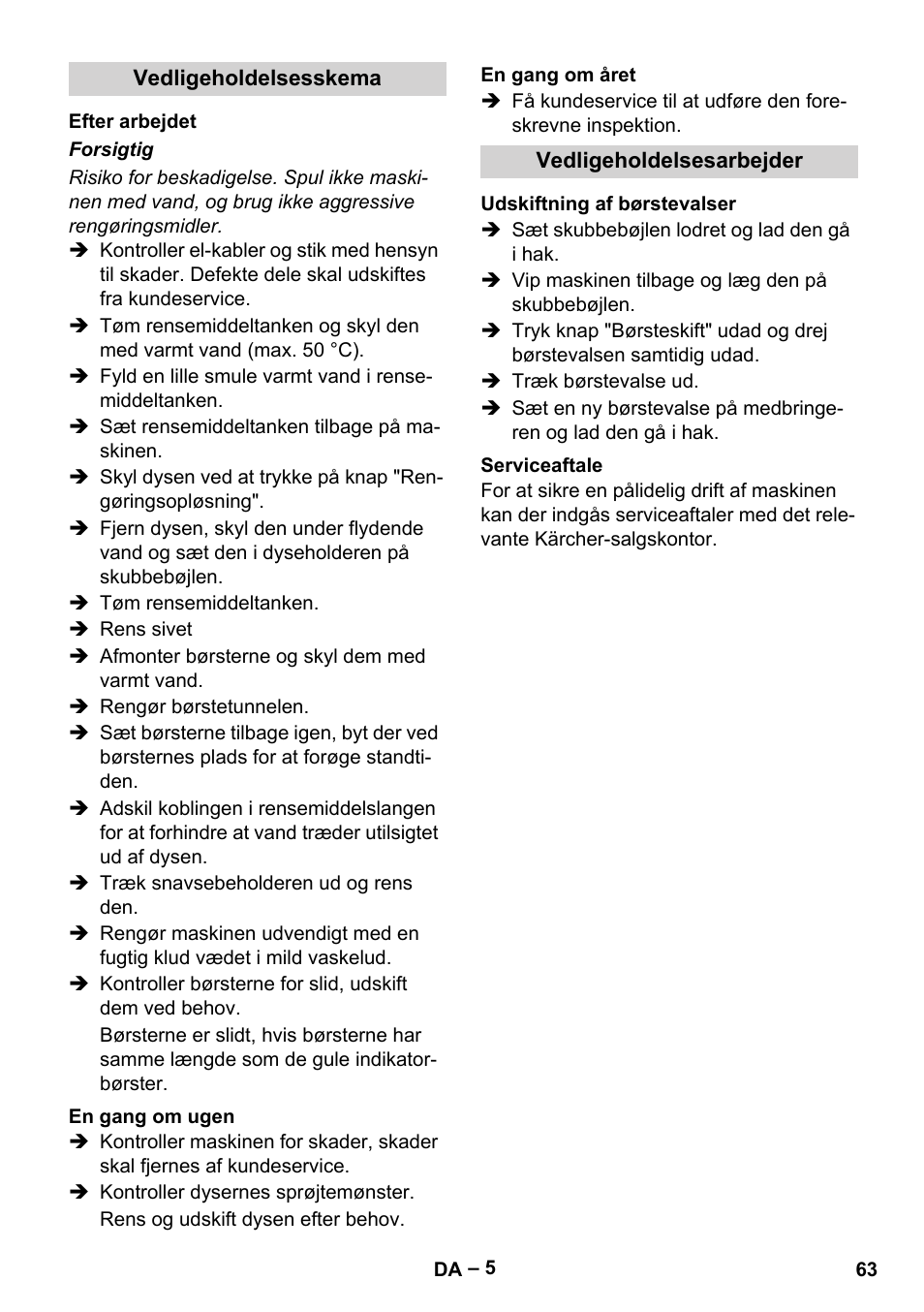 Karcher BRS 43-500 C User Manual | Page 63 / 220