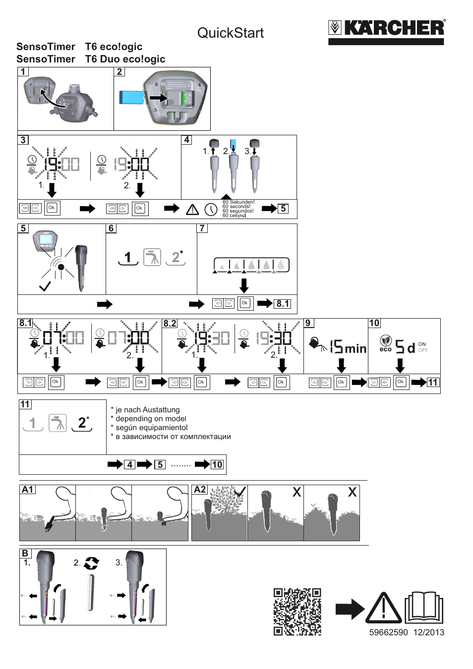 Karcher SensorTimer TM ST6 DUO eco!ogic User Manual | 1 page