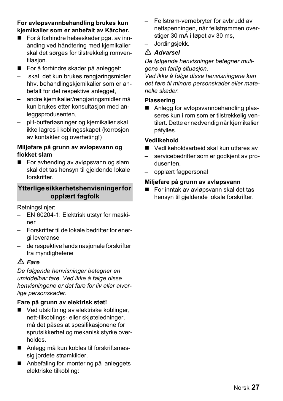 Karcher WRH 1200 User Manual | Page 27 / 40