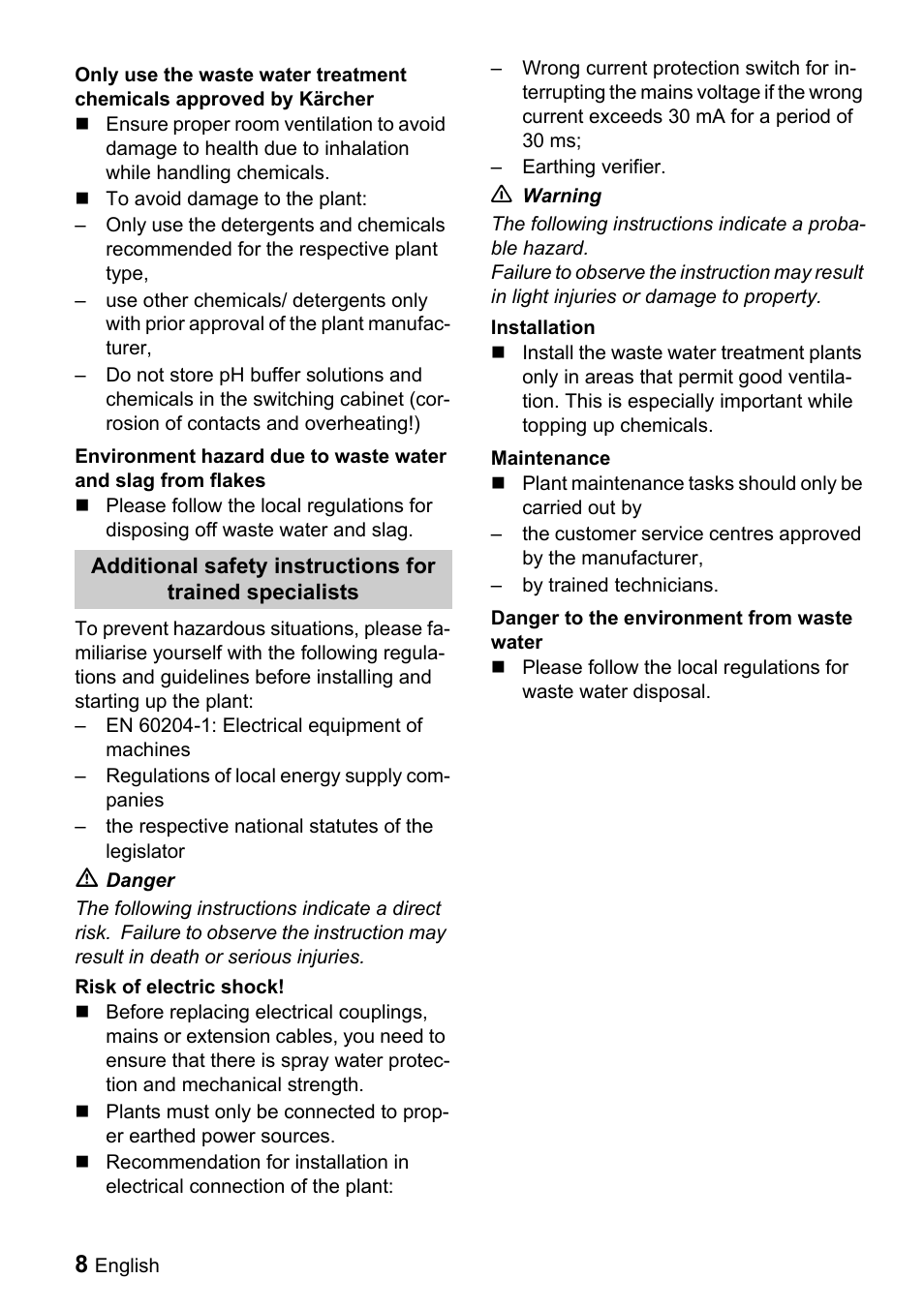 Karcher WRH 1200 User Manual | Page 8 / 40