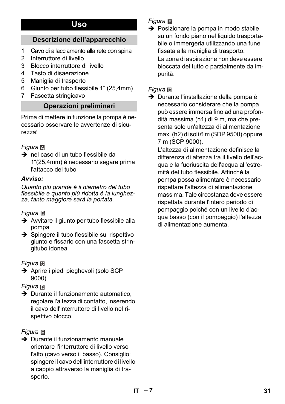 Karcher SDP 9500 User Manual | Page 31 / 72