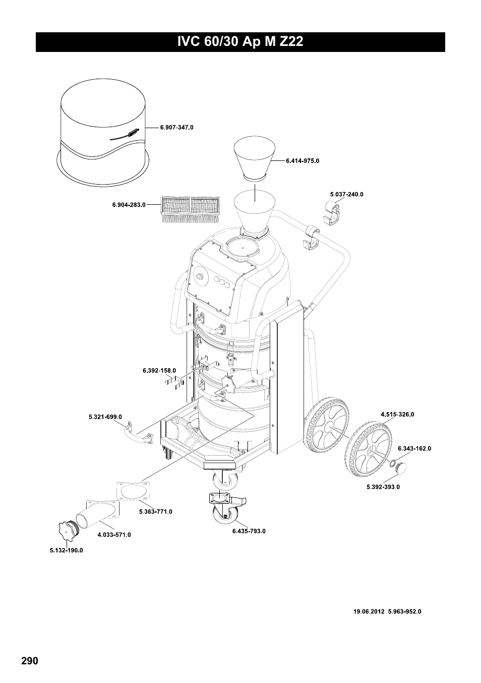 Karcher IVC 60-30 Tact H Z22 EU User Manual | Page 290 / 292