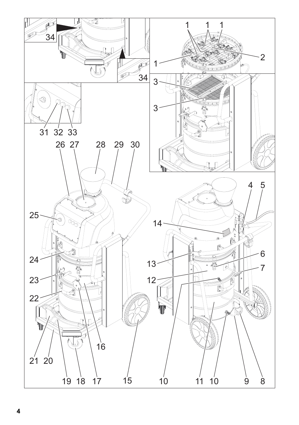 Karcher IVC 60-30 Tact H Z22 EU User Manual | Page 4 / 292