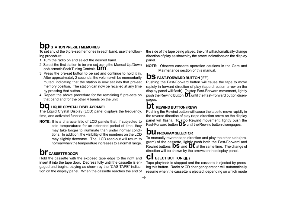 Audiovox P-72 User Manual | Page 6 / 16