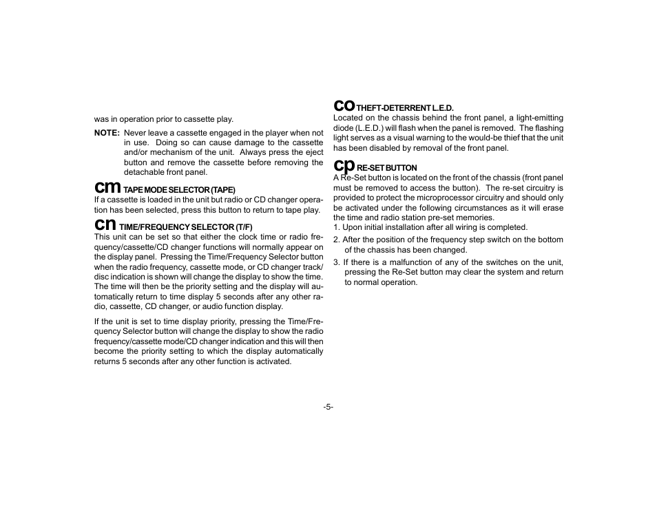 Audiovox P-72 User Manual | Page 7 / 16