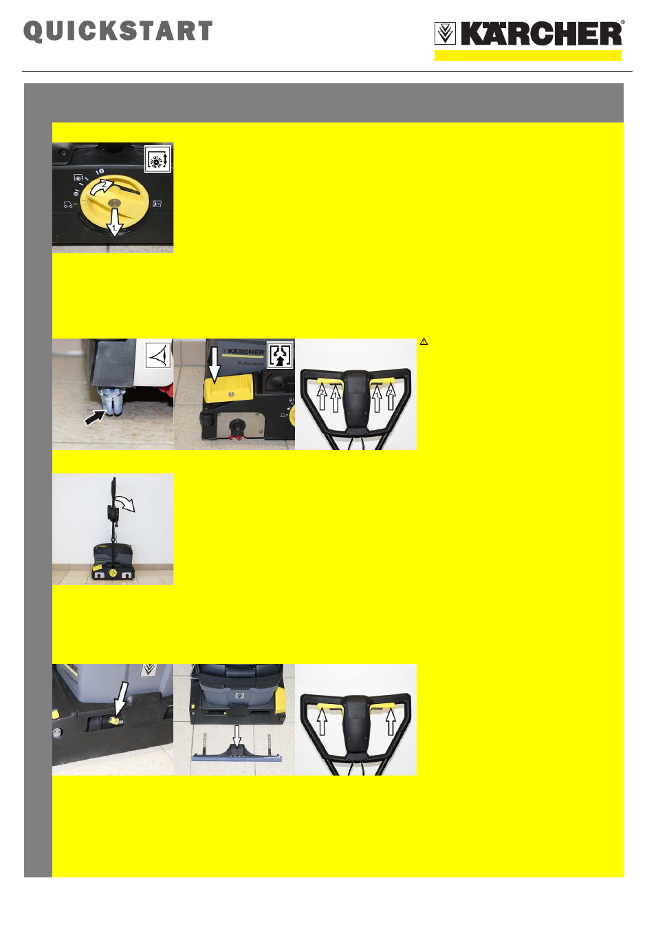 Quickstart, Operation | Karcher BR 40-10C ADV User Manual | Page 2 / 4